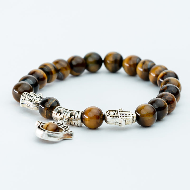 "Tiger's Eye Bracelet: Symbol of Balance and Courage"