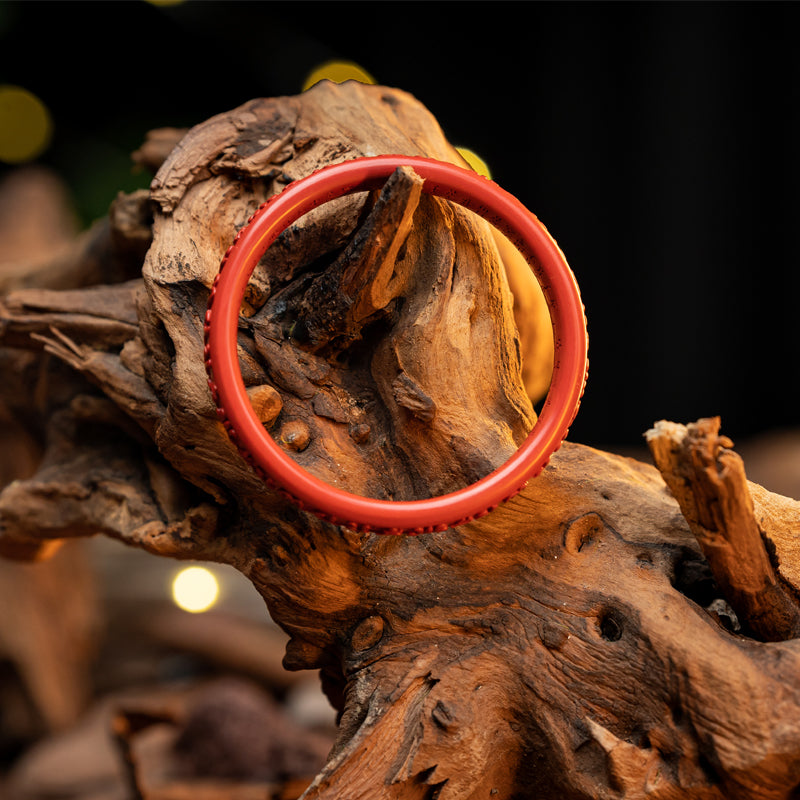 "The cinnabar bracelet: The mysterious allure of red gemstones"