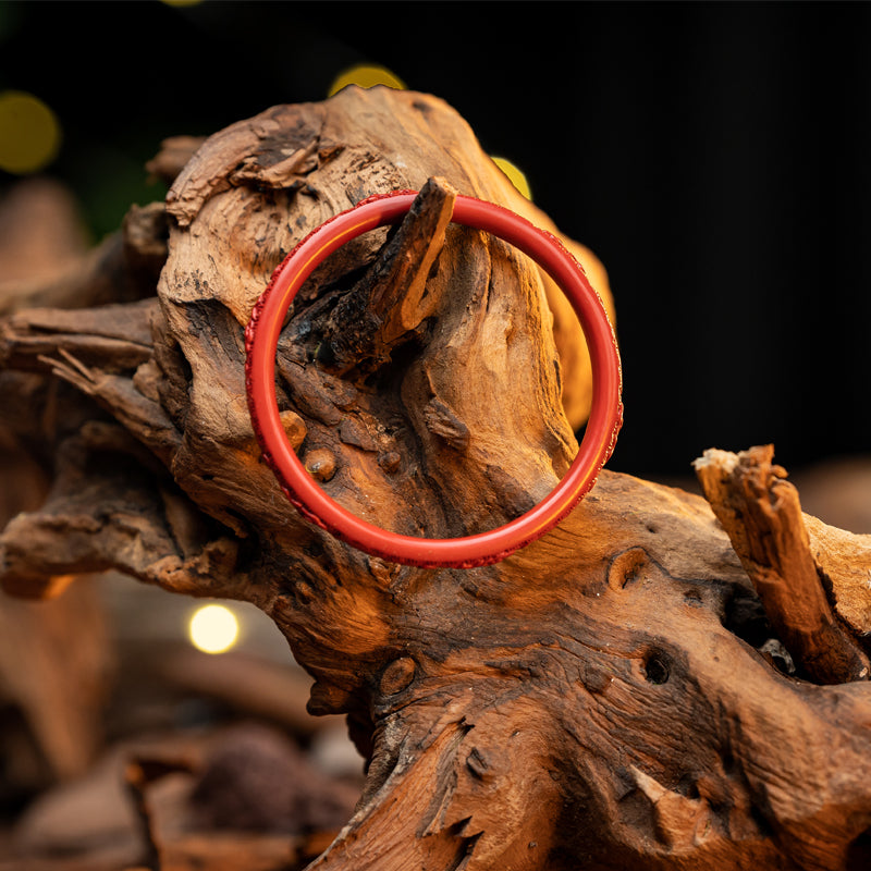 "Cinnabar Bracelet: The Magical Charm of Red Gemstones"