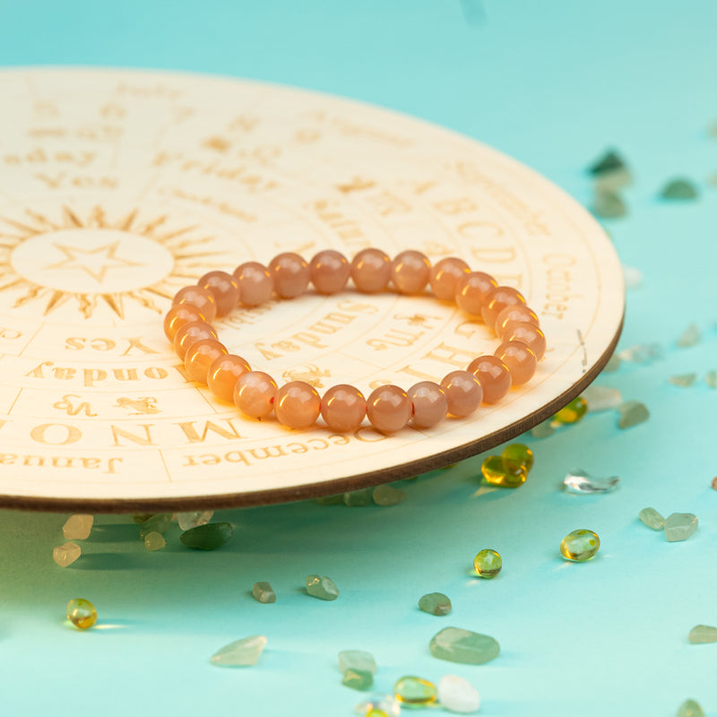 "Radiant Glow: The Invigorating Sparkle of a Sunstone Bracelet"