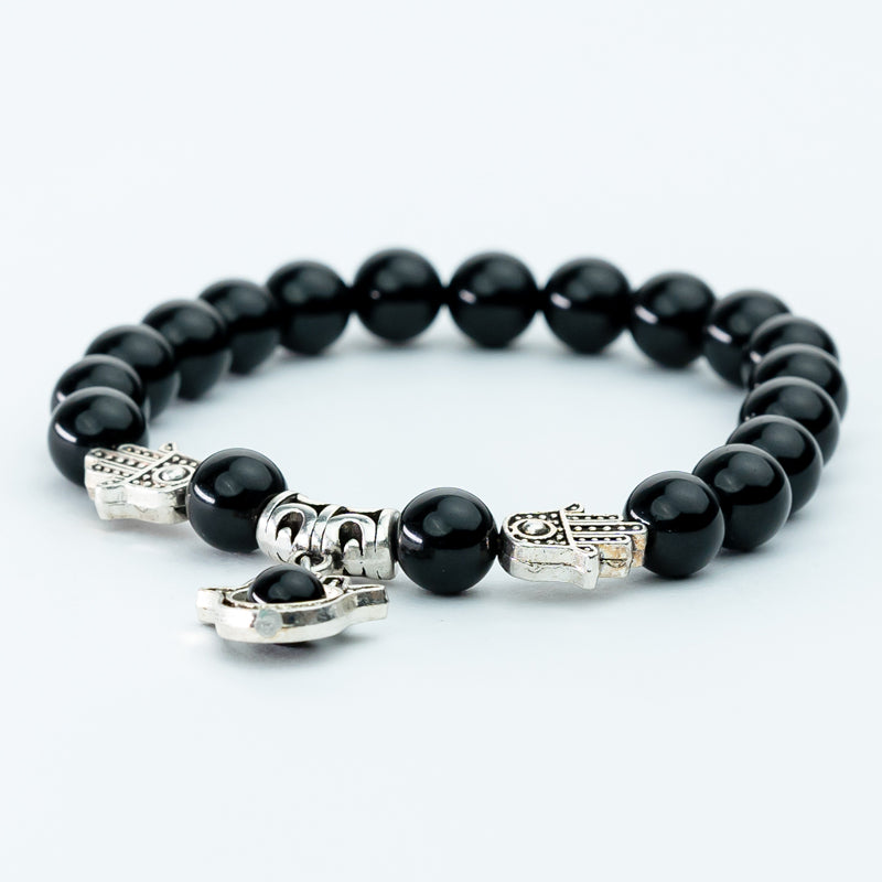 "Obsidian Bracelet: Dispelling Negative Energy, Bringing Protection"