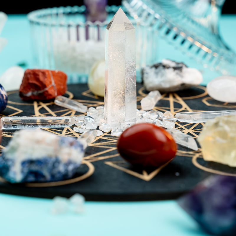 Cancerian Serenity: A Crystal Grid Kit for Emotional Balance and Protection