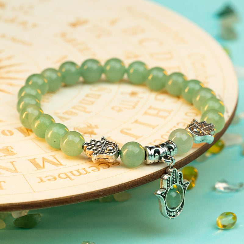 "Green Aventurine Bracelet: Symbol of Luck and Harmony for Taurus, Virgo, and Libra"