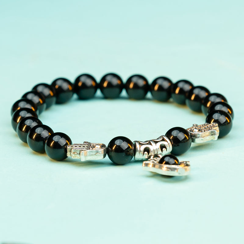 "Obsidian Bracelet: Dispelling Negative Energy, Bringing Protection"