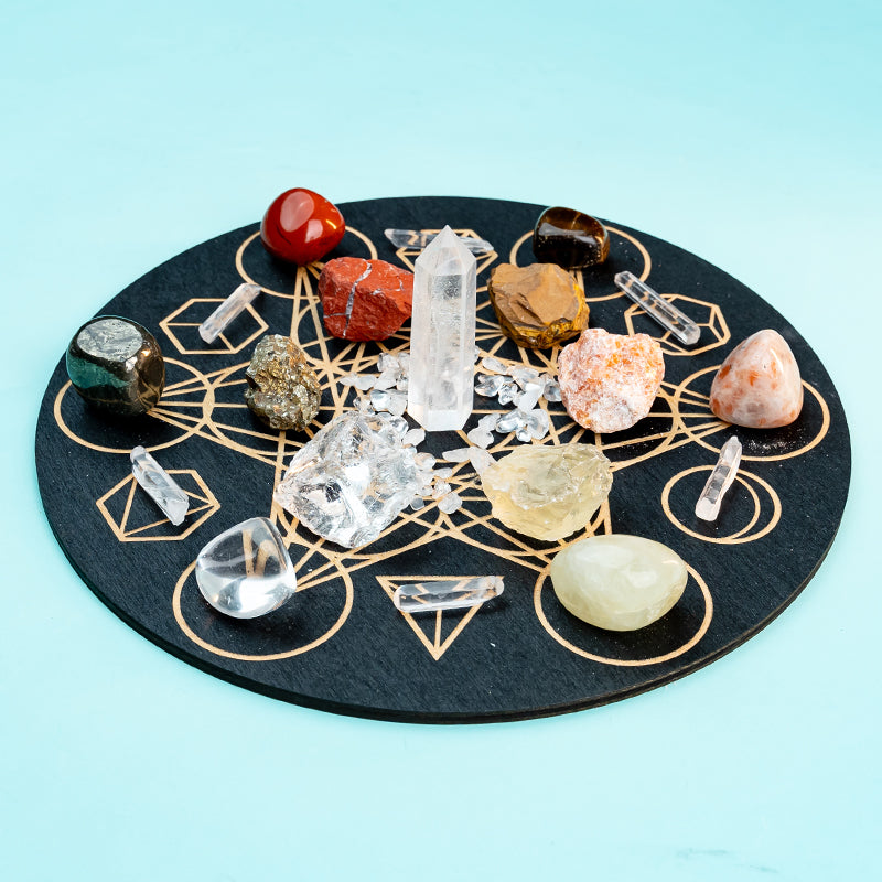 Empowering Leo: A Guide to Enhancing Leadership and Creativity with a Custom Crystal Grid Kit