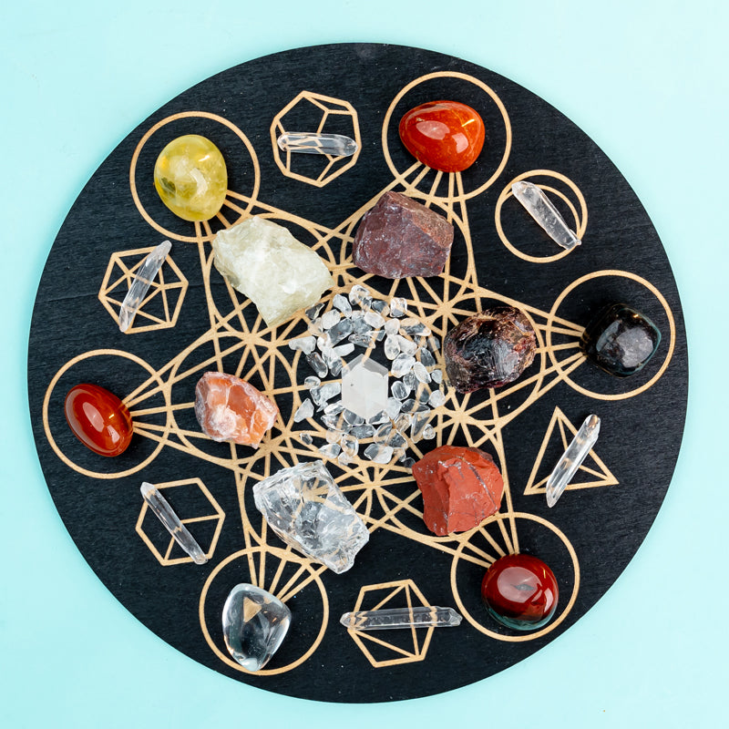 Aries Crystal Grid Kit: Empowering Energies for the Dynamic Ram