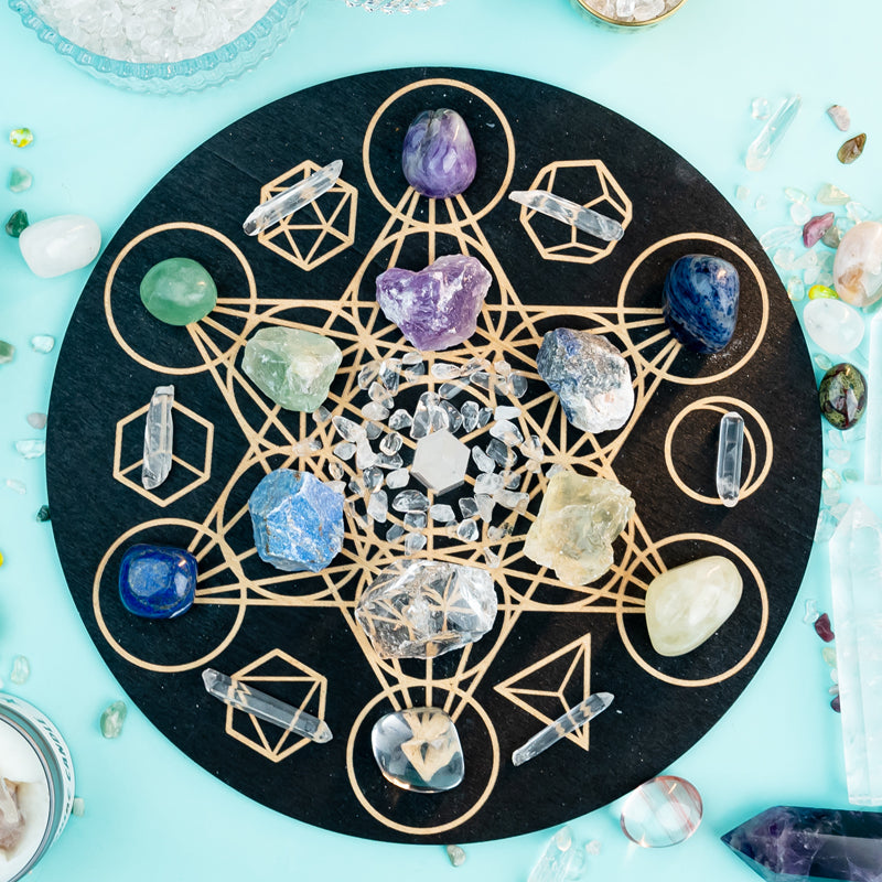 Archers' Ascend: A Sagittarius Crystal Grid for Intuition and Abundance