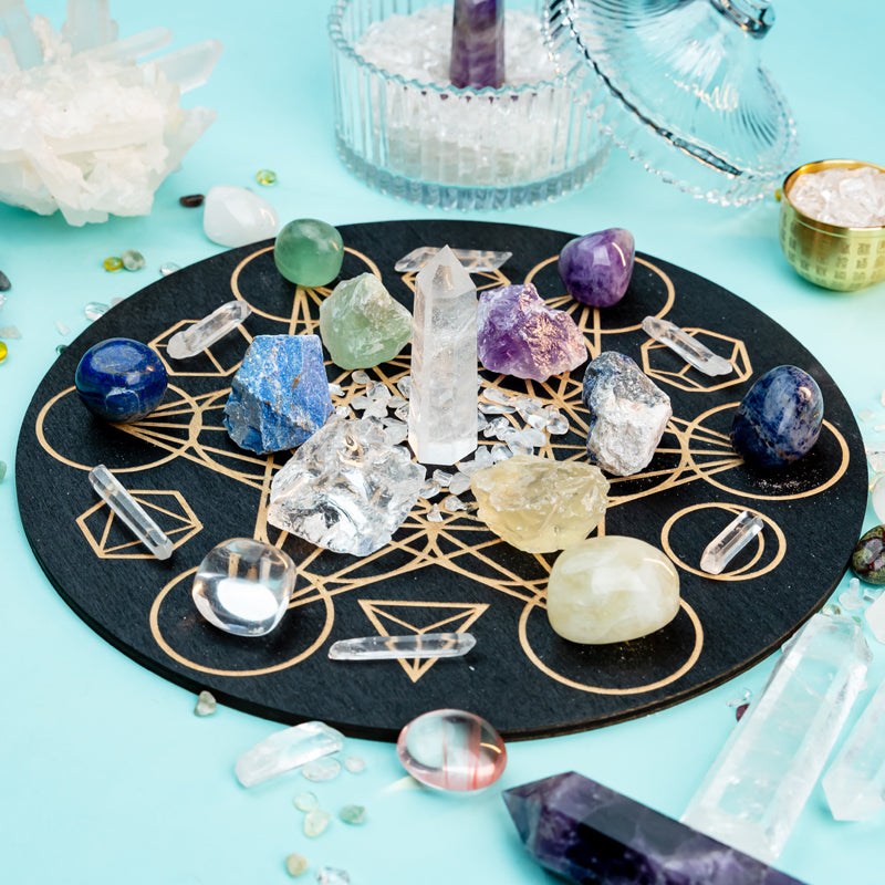 Archers' Ascend: A Sagittarius Crystal Grid for Intuition and Abundance