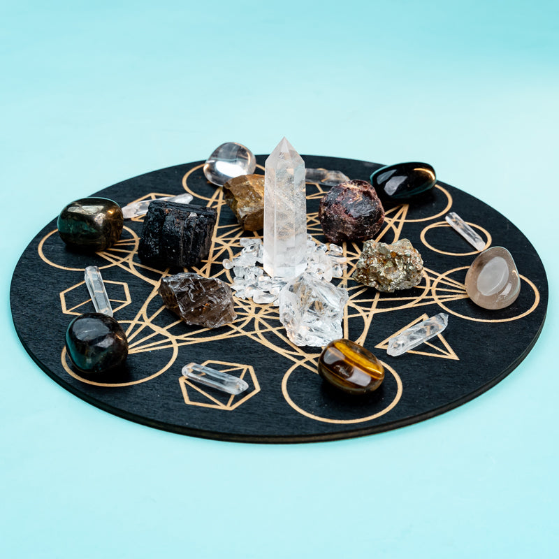 Capricorn's Crystal Foundation: A Grid Kit for Success and Stability