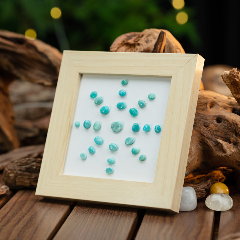 "Bringing Nature Indoors: The Allure of Amazonite Photo Frames"