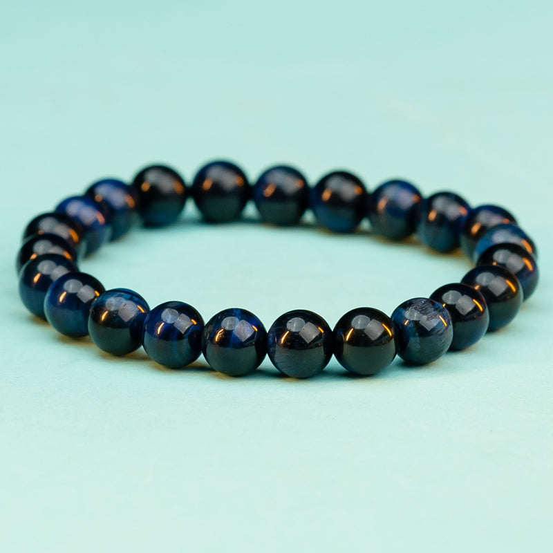 Striking Blue Tiger's Eye Bracelet