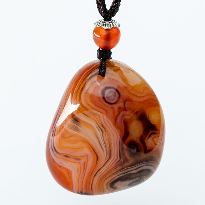 "Tranquil Strength: The Chalcedony Pendant"