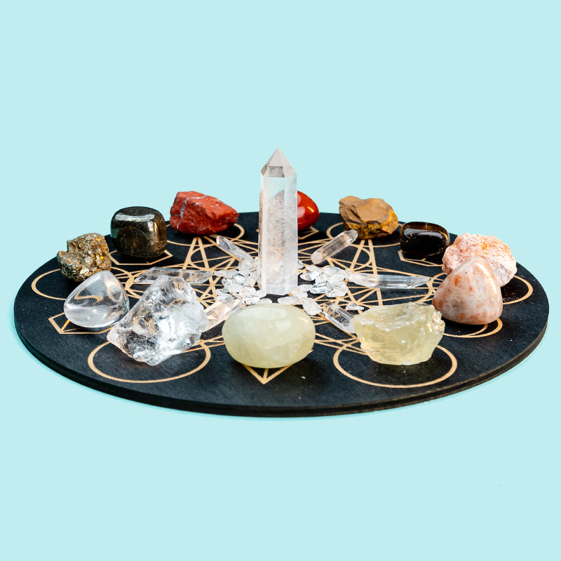 Empowering Leo: A Guide to Enhancing Leadership and Creativity with a Custom Crystal Grid Kit