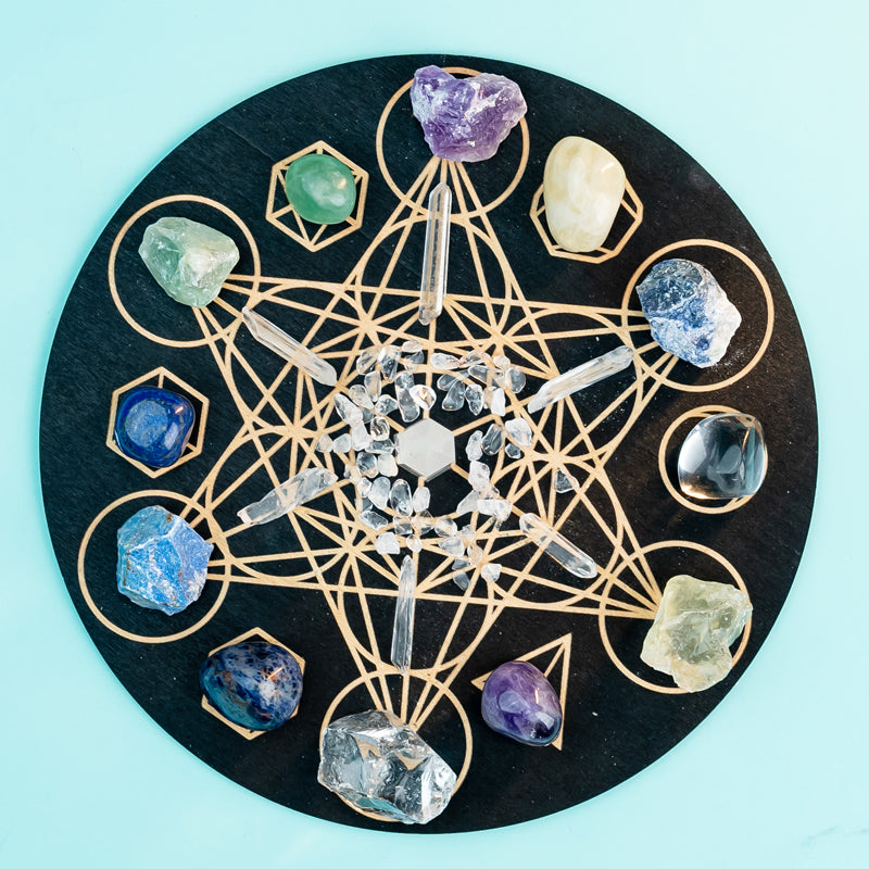 Archers' Ascend: A Sagittarius Crystal Grid for Intuition and Abundance