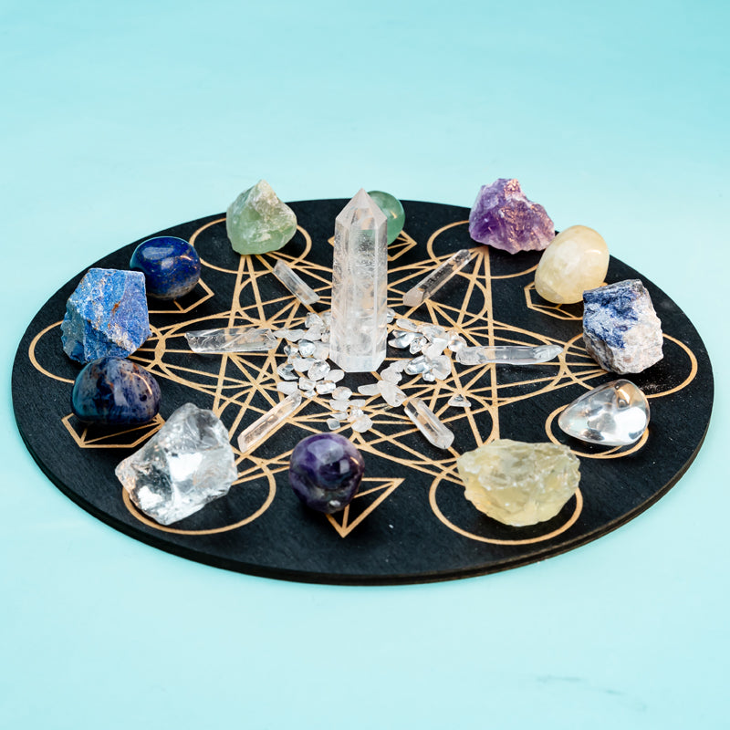 Archers' Ascend: A Sagittarius Crystal Grid for Intuition and Abundance