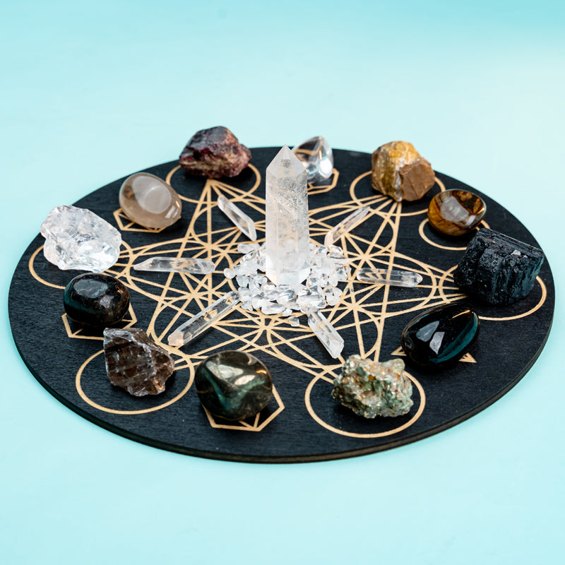 Capricorn's Crystal Foundation: A Grid Kit for Success and Stability