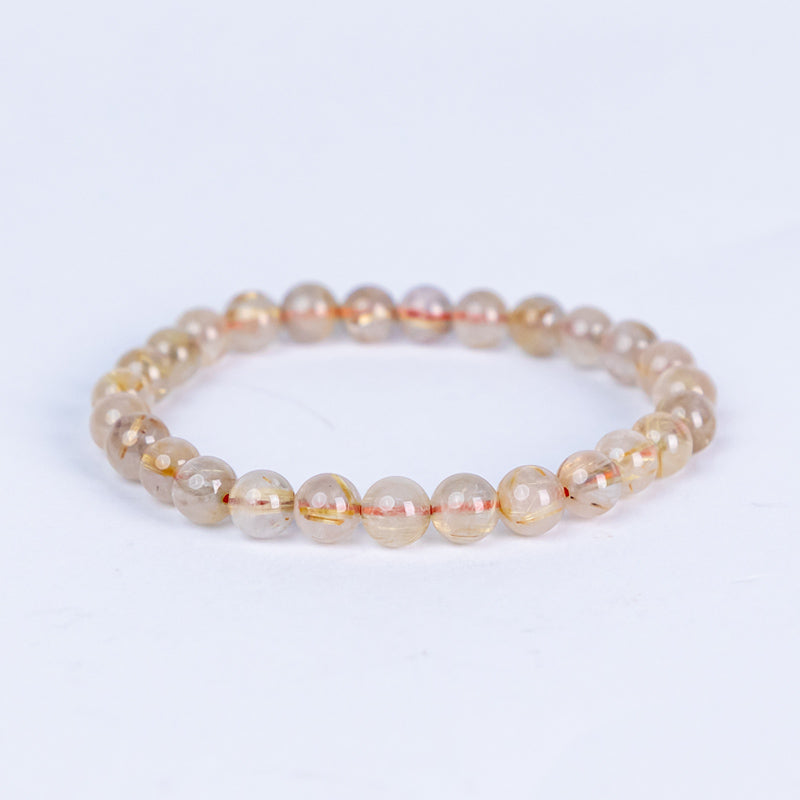 Quartz Rutilated Bracelet: Enhancing Focus and Spiritual Clarity