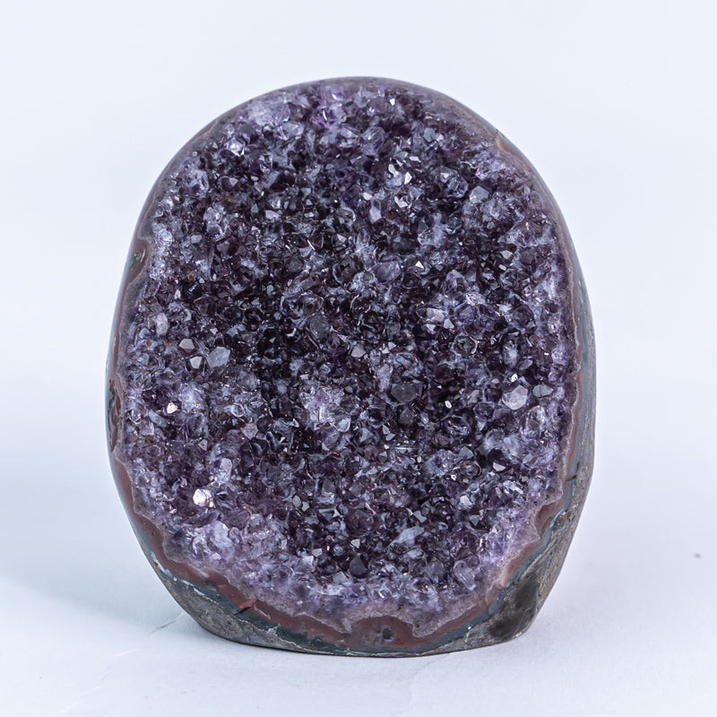 Natural amethyst geode; crystal ornaments, crystal healing, aura charging, chakra crystal