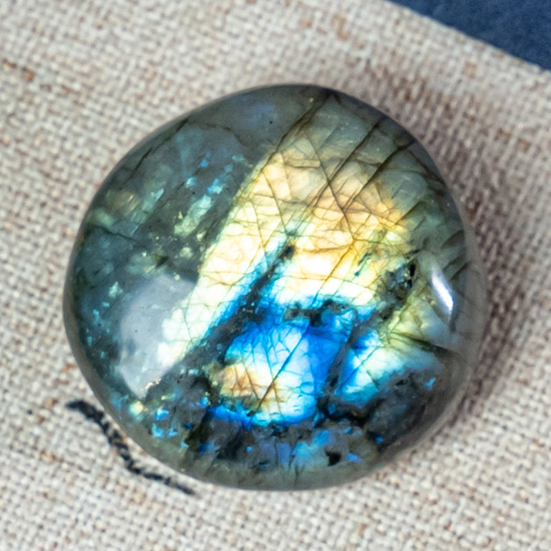 Labradorite tumbled stone, natural crystal. Crystal Healing, Reiki Charging, Chakra Crystals