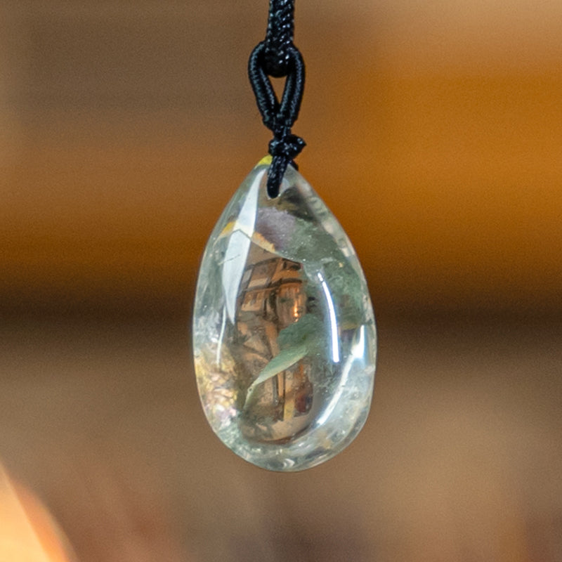 Phantom of the Earth - Green Phantom Crystal Pendant