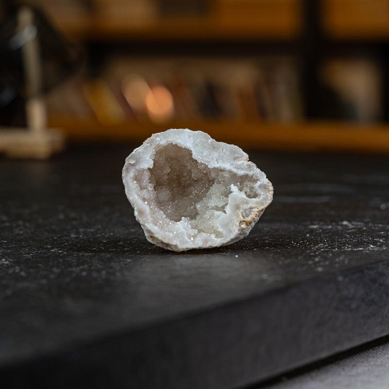 White Quartz Crystal Geode - A Window to Your Inner Clarity