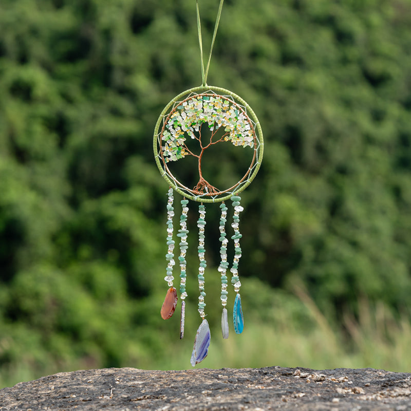 "Harmonic Bliss: Enchanting Crystal Tree Wind Chimes for Serenity and Balance"