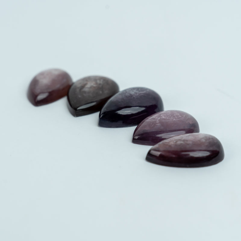 Purple Lepidolite Water Drop Polishing Kit - The Gentle Light of Emotional Clarity